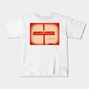 Crenshaw District, Los Angeles, CA by Mistah Wilson Kids T-Shirt